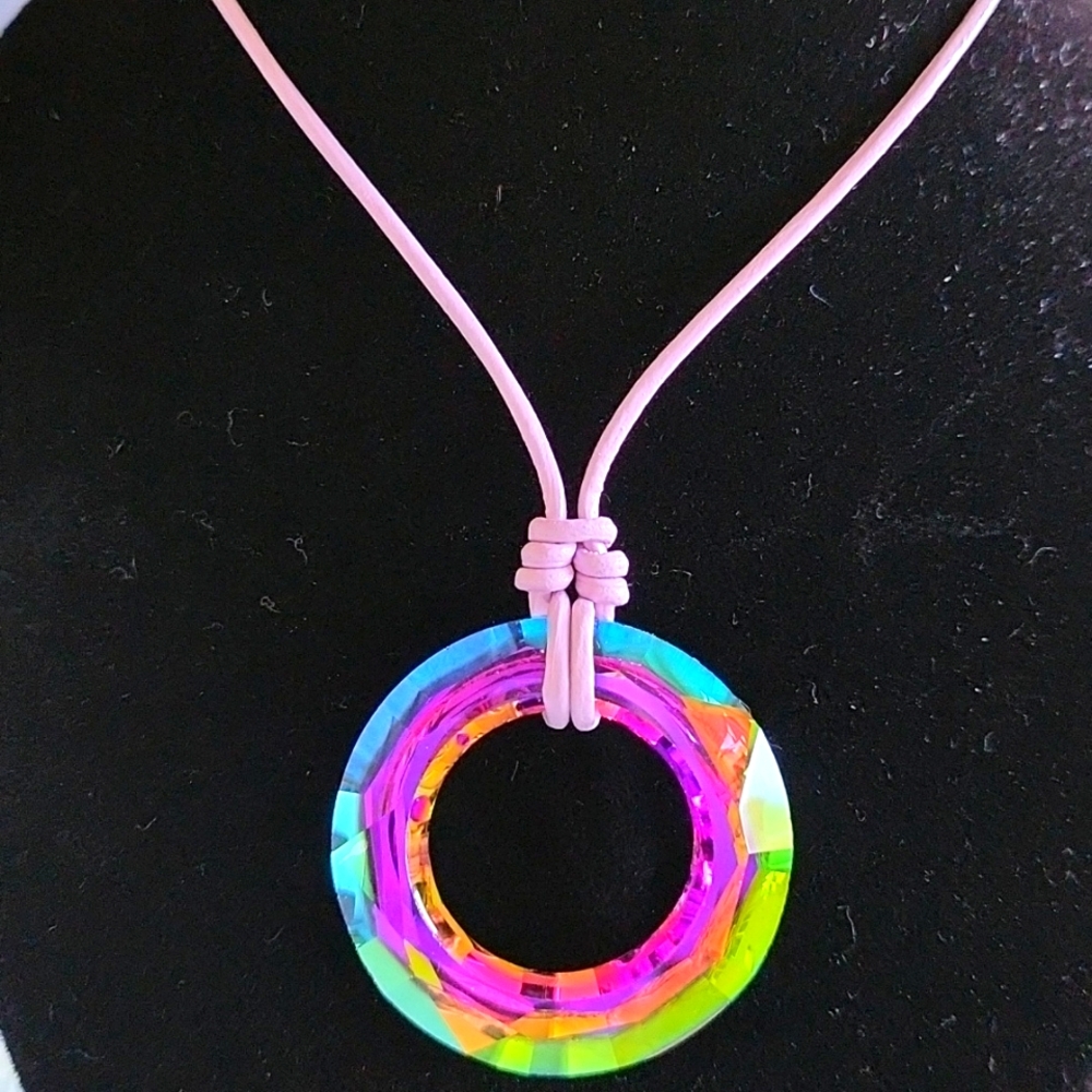Genuine Leather Long Necklace!